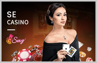 Biểu tượng sòng bạc trực tuyến, hiển thị các trò bài như Blackjack, Baccarat với người chia bài thật